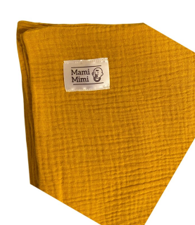 Oboustranná dečka mušelínová pro miminko mango